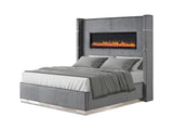 Fireplace bed